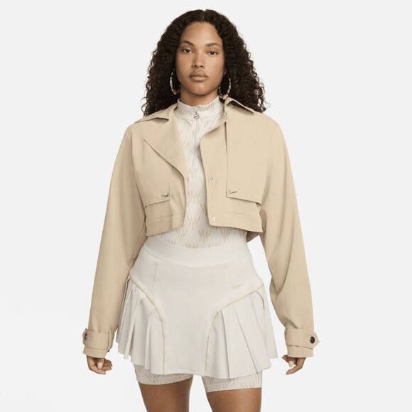 Nike Serena Williams beige trench coat size S NWT - Picture 2 of 10